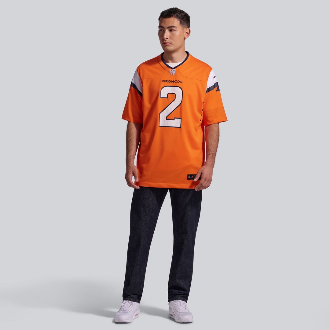 Denver Broncos Patrick Surtain II Orange Team Game Jersey | NFL Football Jersey