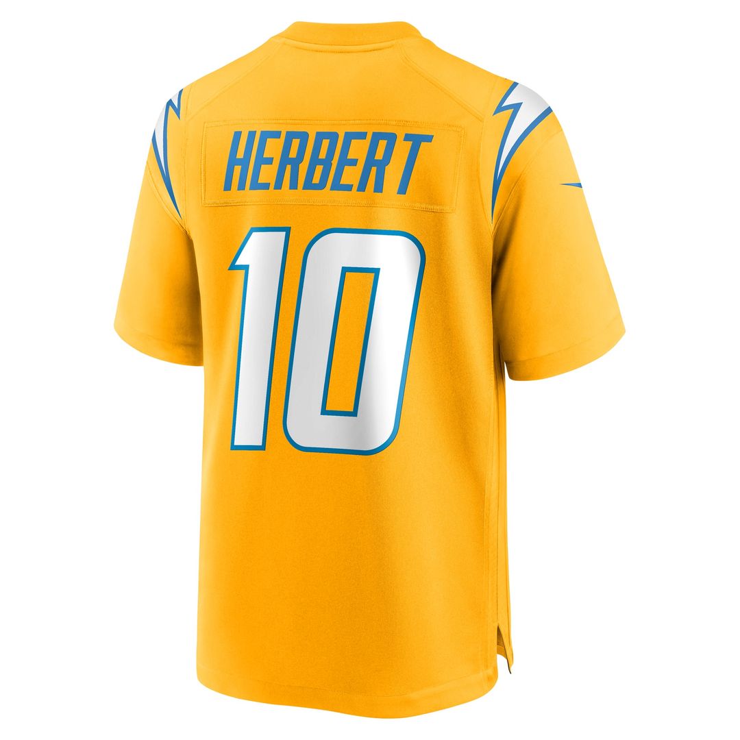 Los Angeles Chargers Justin Herbert Powder Blue Player Game Jersey | NFL Football Jersey