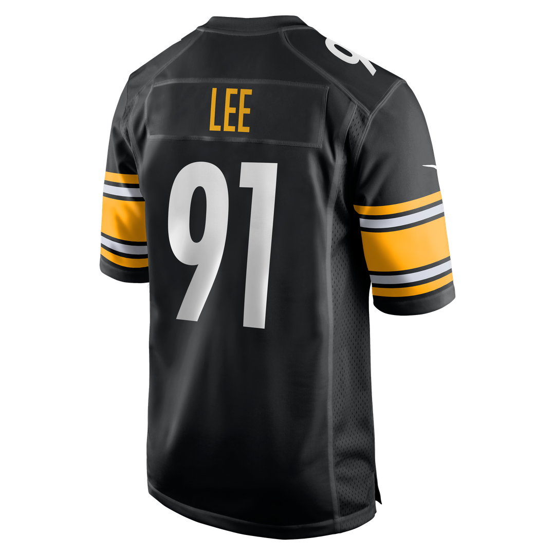 Pittsburgh Steelers Logan Lee Black Game Jersey | NFL Football Jersey