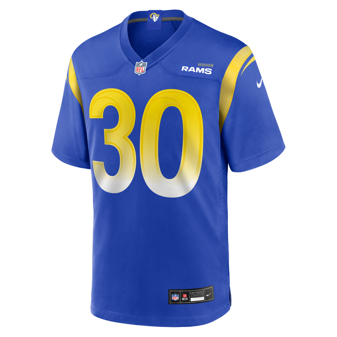 Los Angeles Rams Josh Wallace Royal Game Jersey | NFL Football Jersey