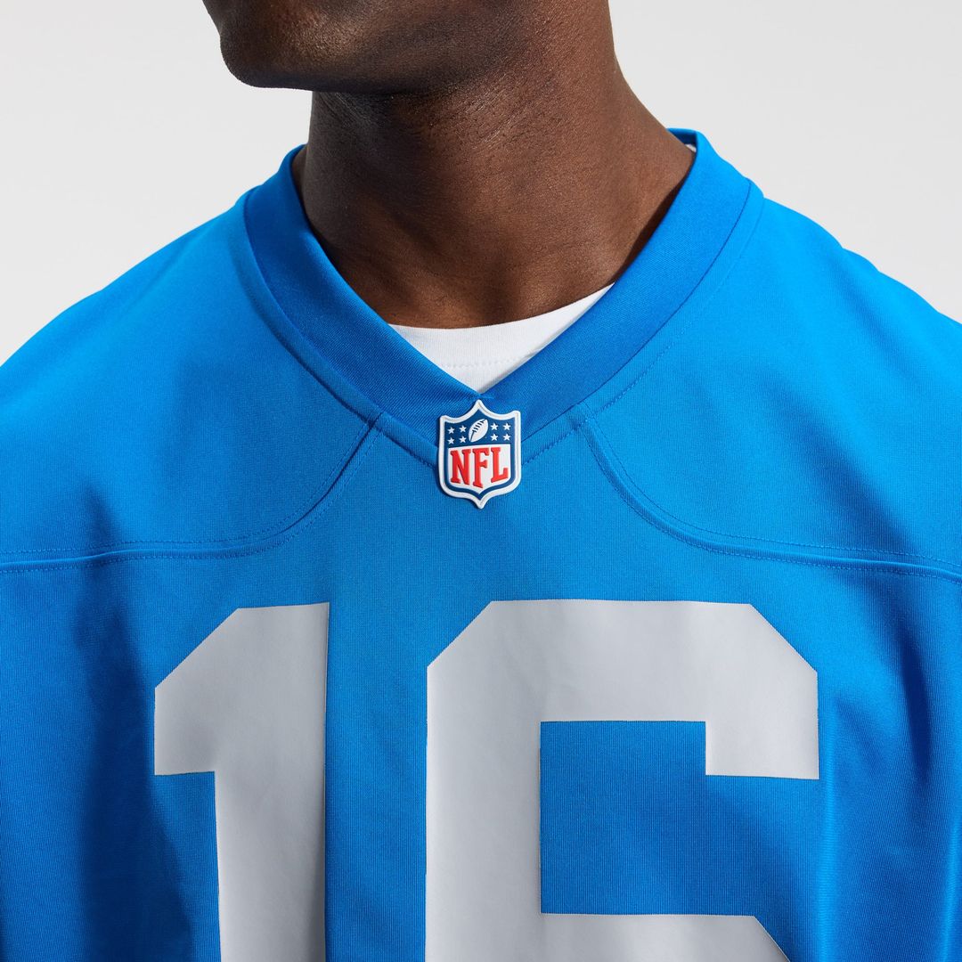 Detroit Lions Jared Goff Blue Alternate Game Jersey | NFL Football Jersey