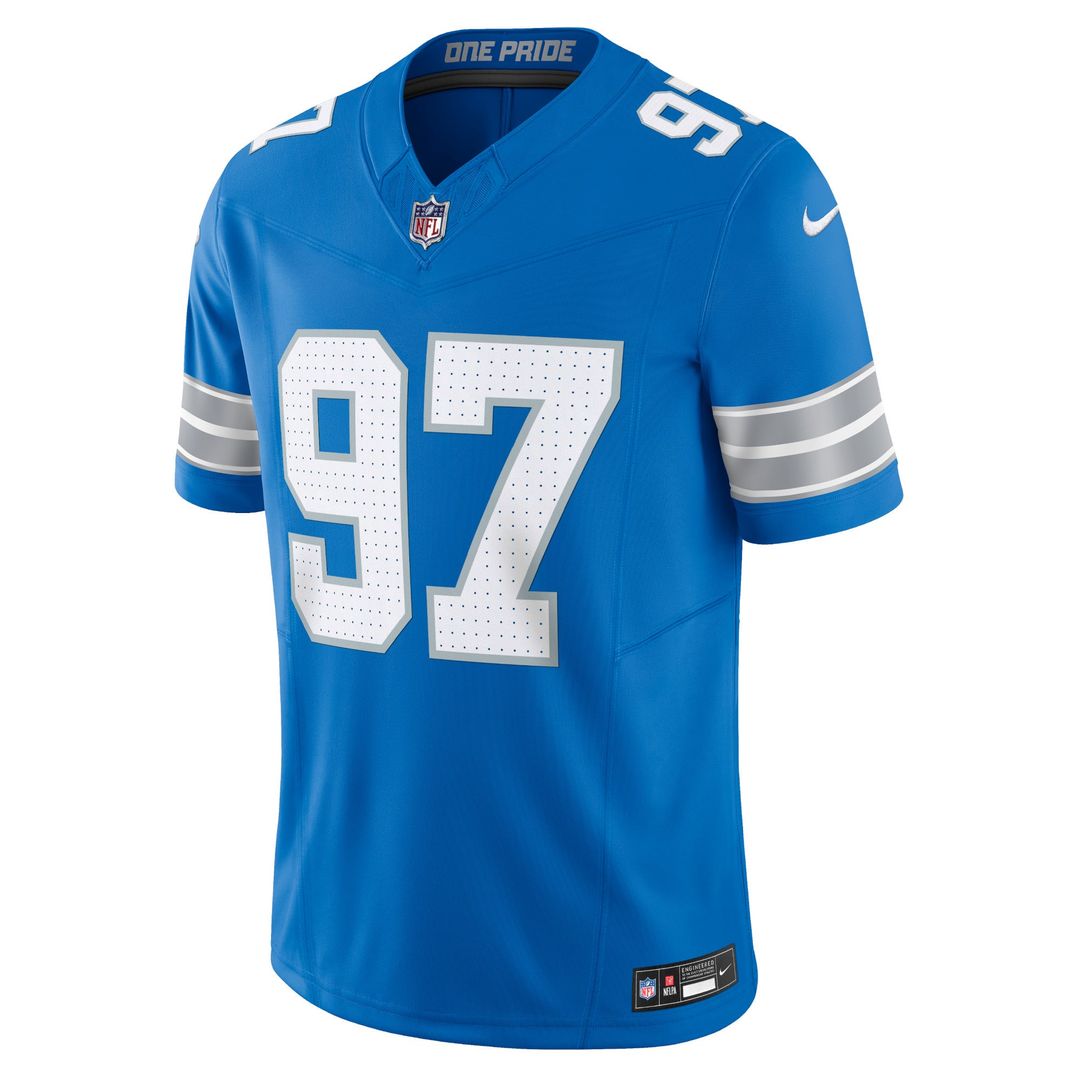 Detroit Lions Aidan Hutchinson Blue Team Vapor F.U.S.E. Limited Jersey | NFL Football Jersey