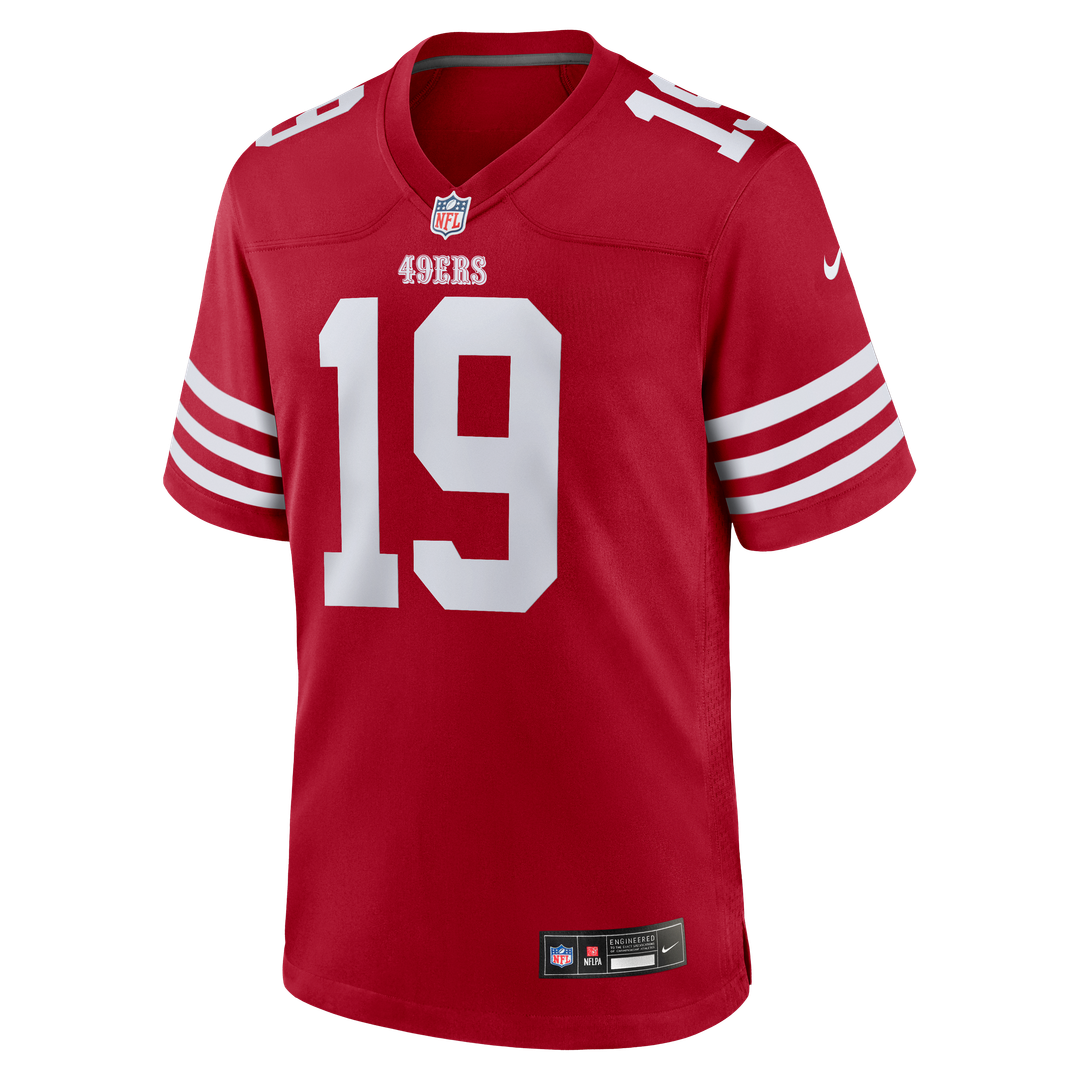 San Francisco 49ers Trent Taylor Scarlet Team Game Jersey | NFL Football Jersey