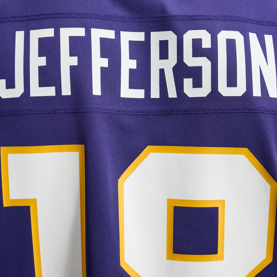 Minnesota Vikings Justin Jefferson White Alternate Game Player Jersey | NFL Football Jersey