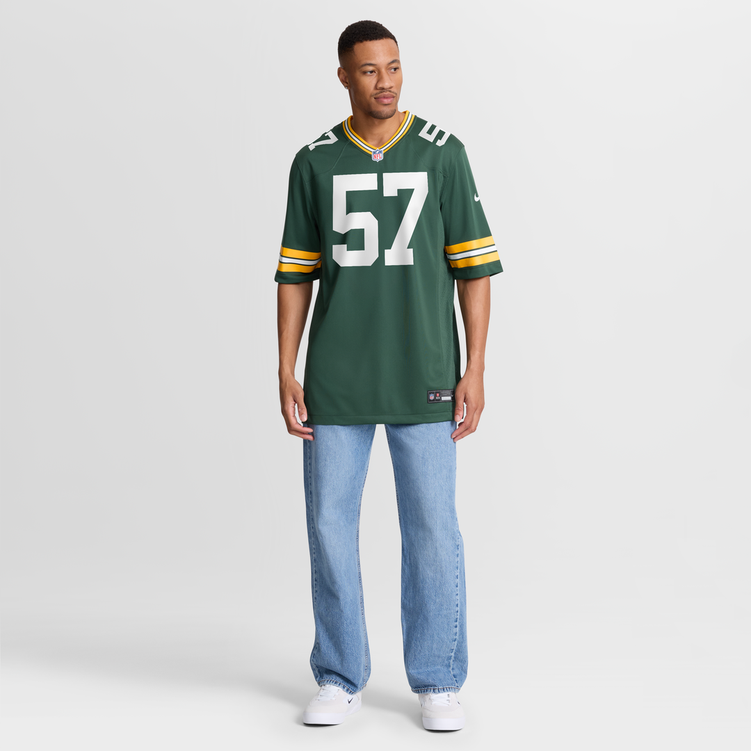 Green Bay Packers Brenton Cox Jr. Green Game Jersey | NFL Football Jersey