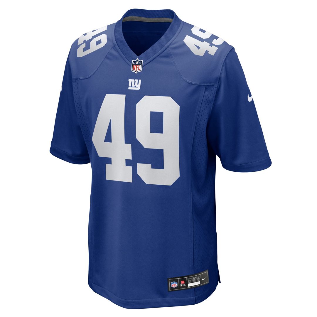 New York Giants Chris Board Royal Team Game Jersey | NFL Football Jersey