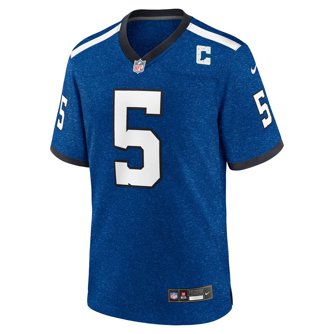 Indianapolis Colts Anthony Richardson Sr. Royal Alternate Indiana Nights Game Jersey | NFL Football Jersey
