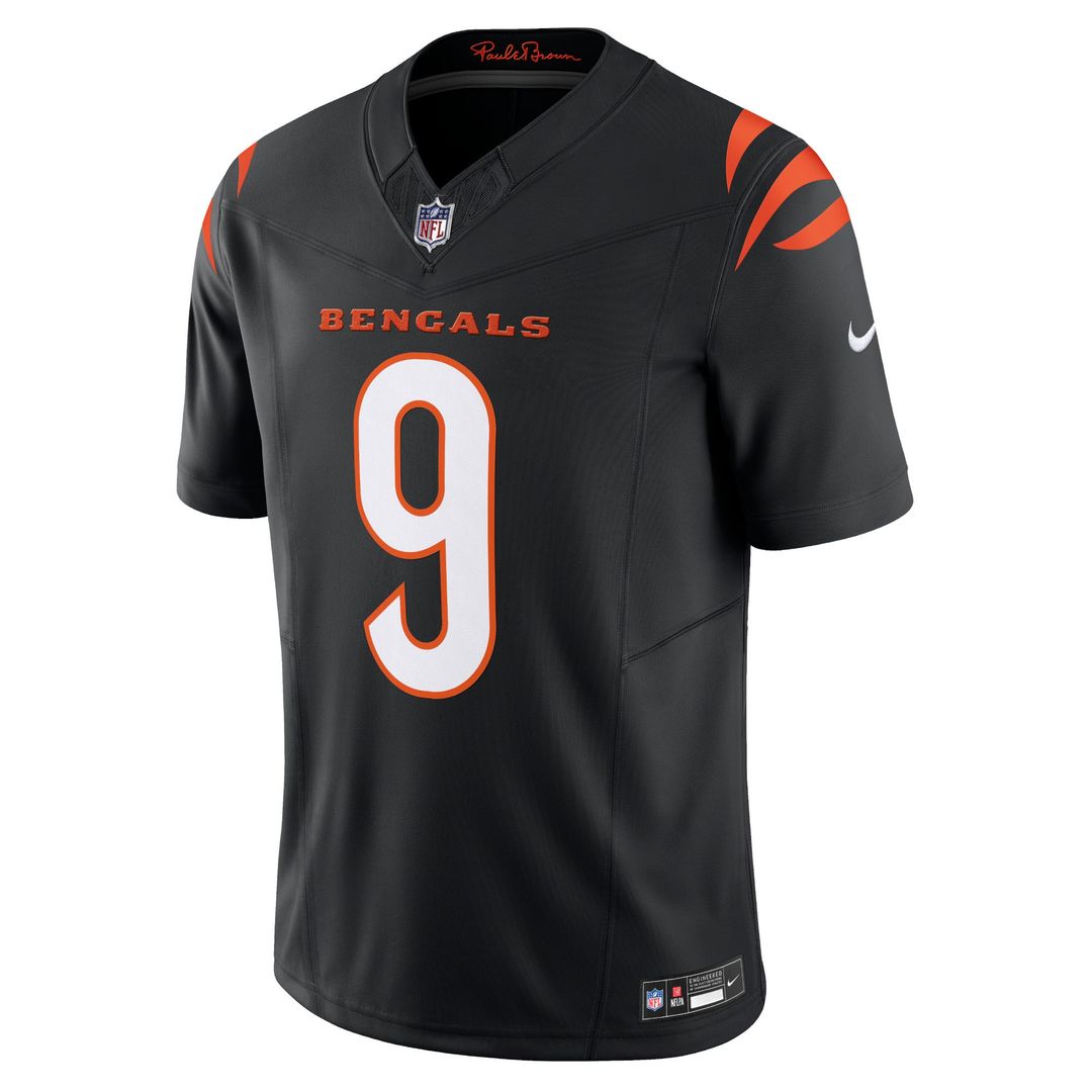 Cincinnati Bengals Joe Burrow Orange Vapor F.U.S.E. Limited Jersey | NFL Football Jersey