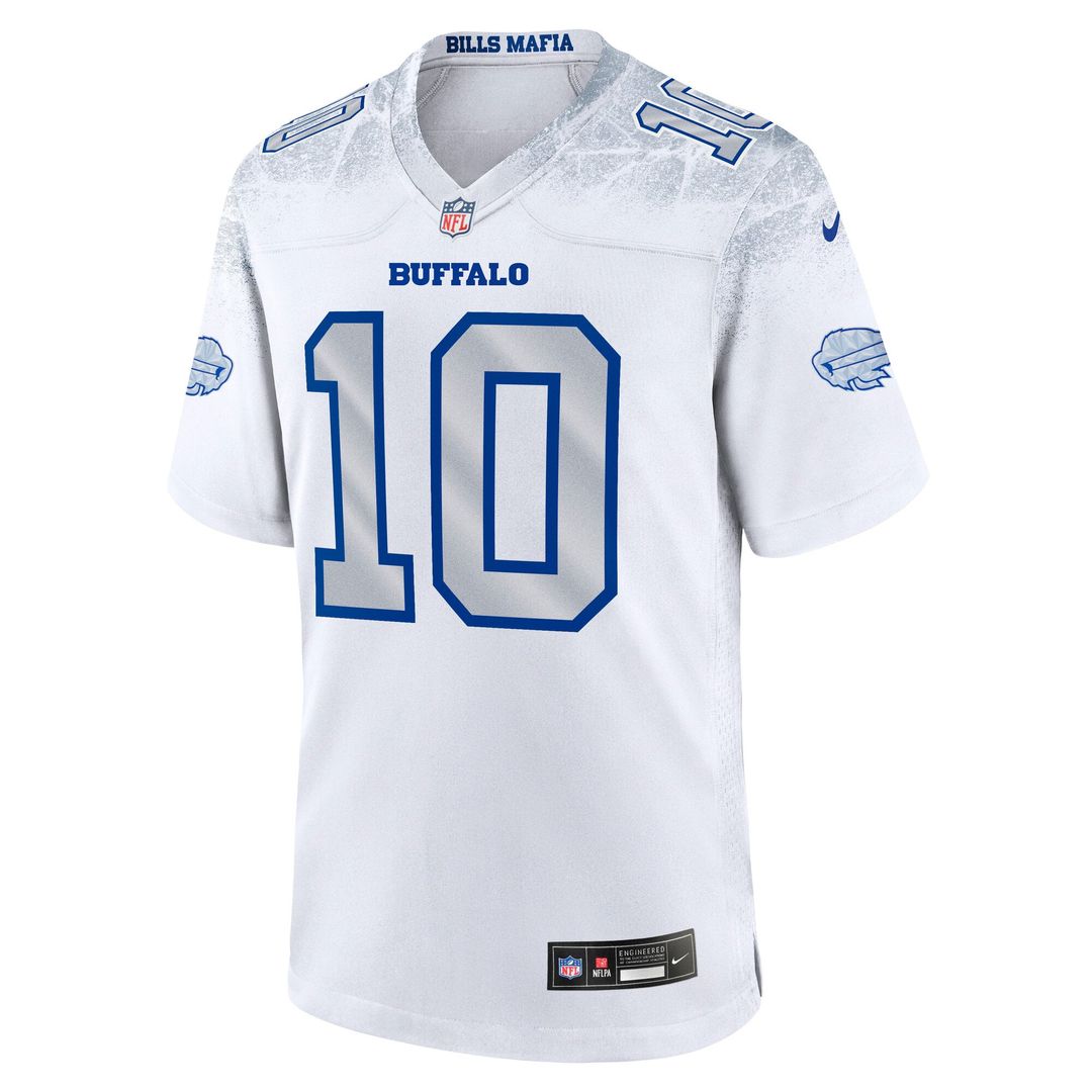 Buffalo Bills Khalil Shakir White Rivalries Collection Game Jersey | NFL Football Jersey