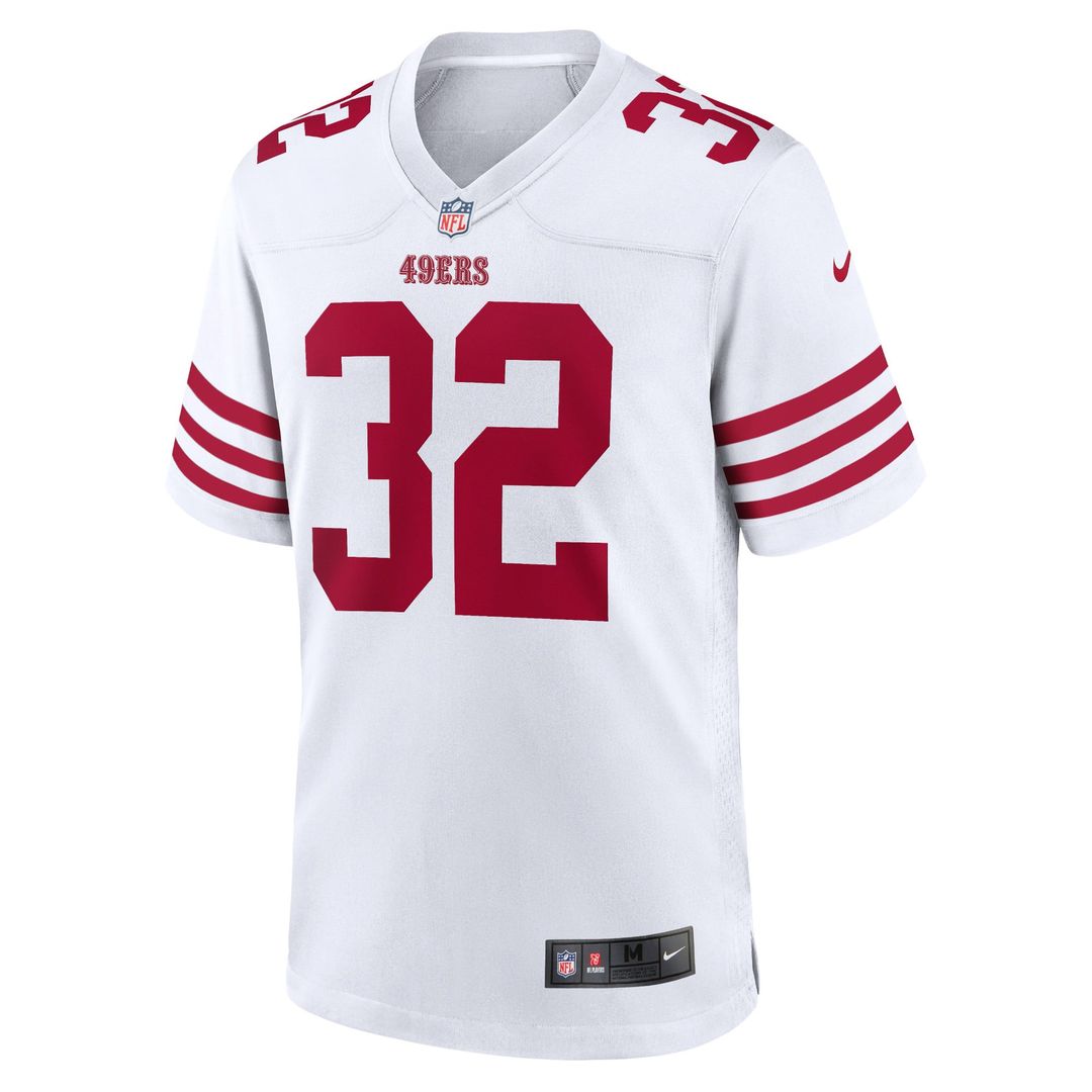 San Francisco 49ers Ricky Watters White Retired Player Game Jersey | NFL Football Jersey