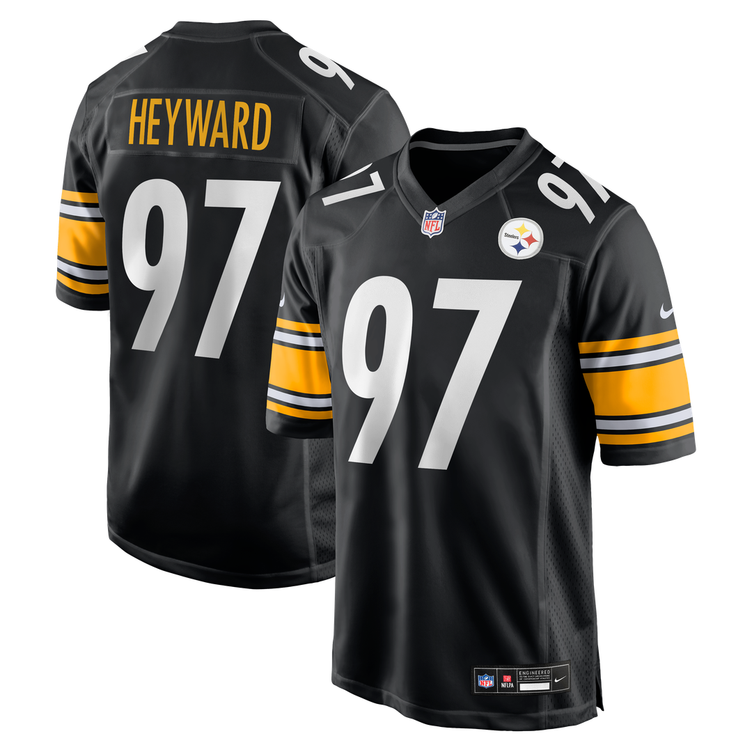 Pittsburgh Steelers Cameron Heyward Black Game Jersey | NFL Football Jersey