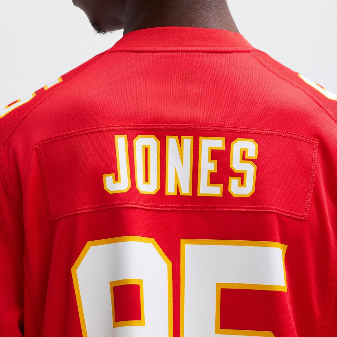 Kansas City Chiefs Chris Jones Red Game Jersey | NFL Football Jersey