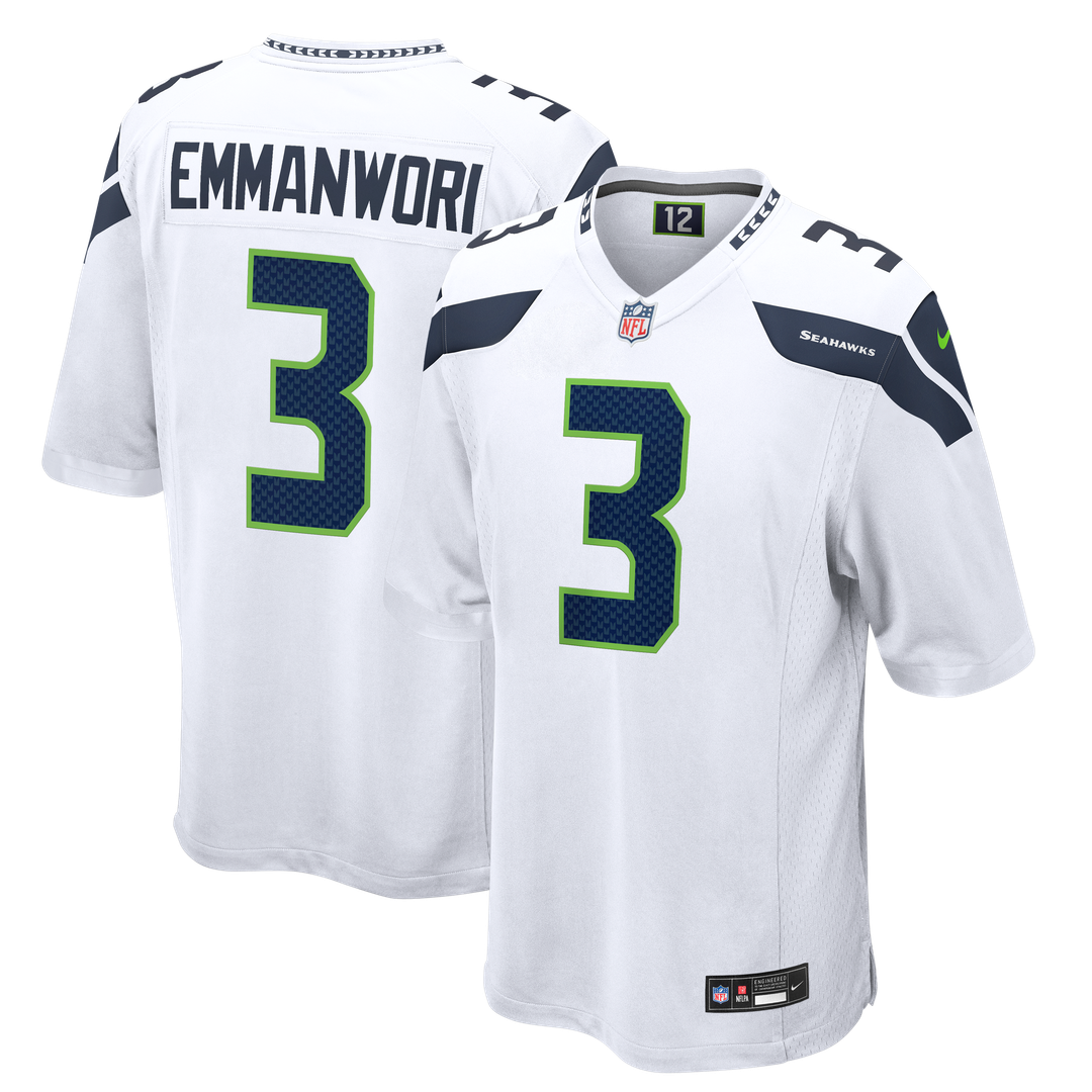 Seattle Seahawks Nick Emmanwori College Navy Team Game Jersey | NFL Football Jersey