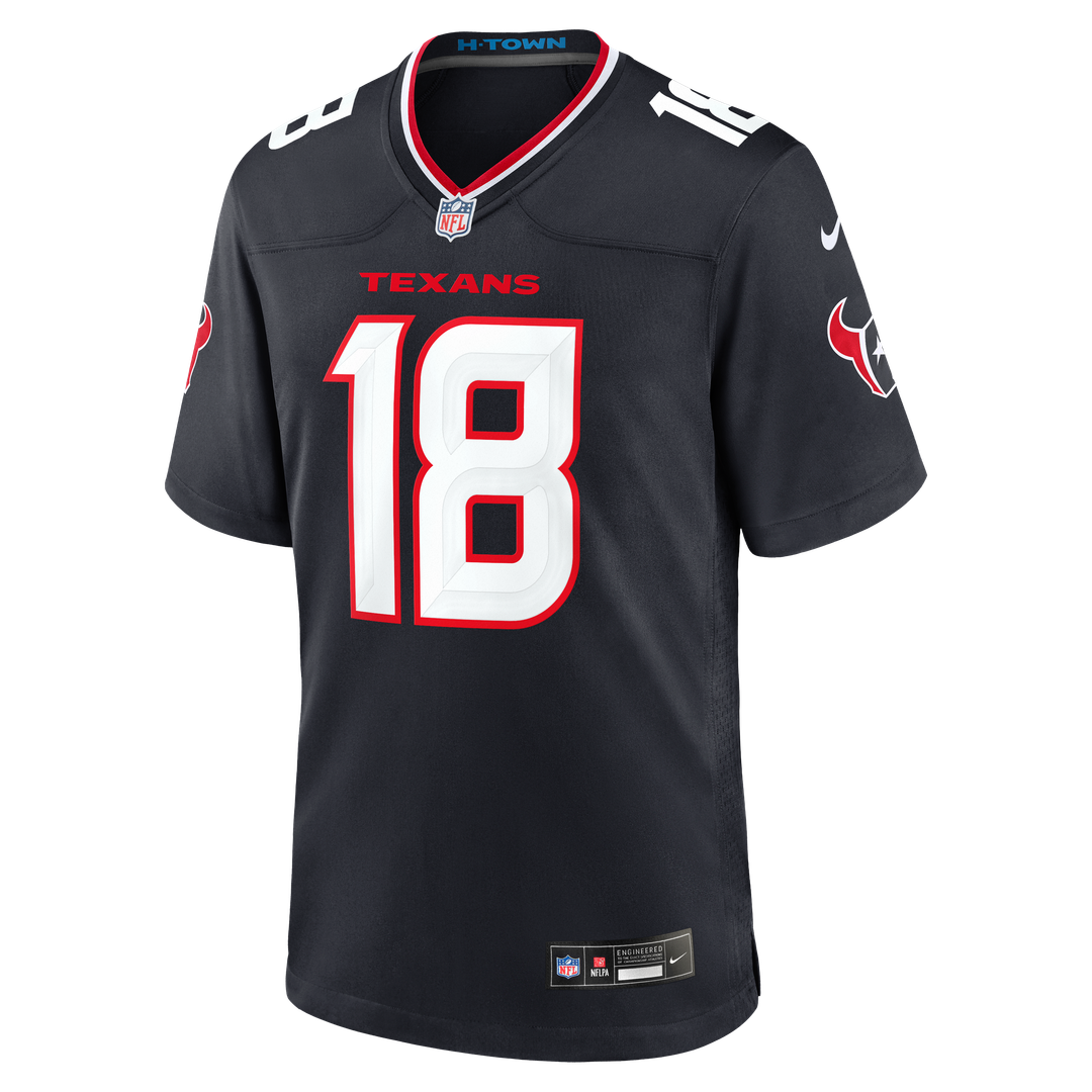 Houston Texans Graham Mertz Navy Team Game Jersey | NFL Football Jersey