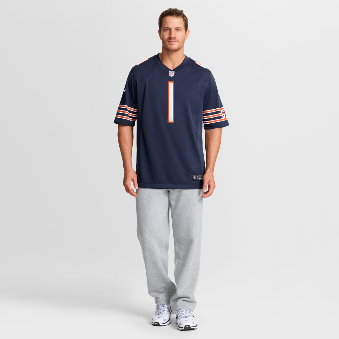 Chicago Bears Jaylon Johnson Navy Game Jersey | NFL Football Jersey