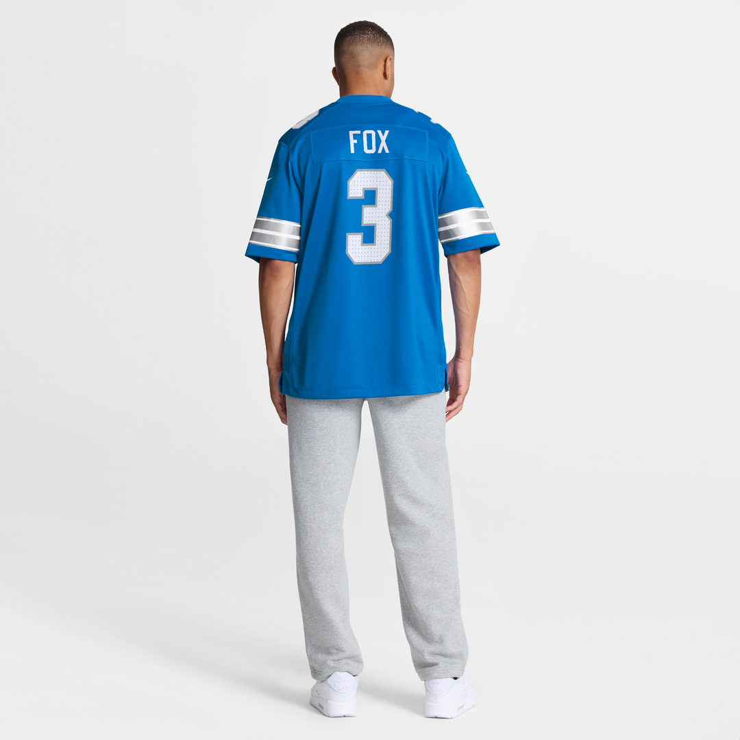 Detroit Lions Jack Fox Blue Team Game Jersey | NFL Football Jersey