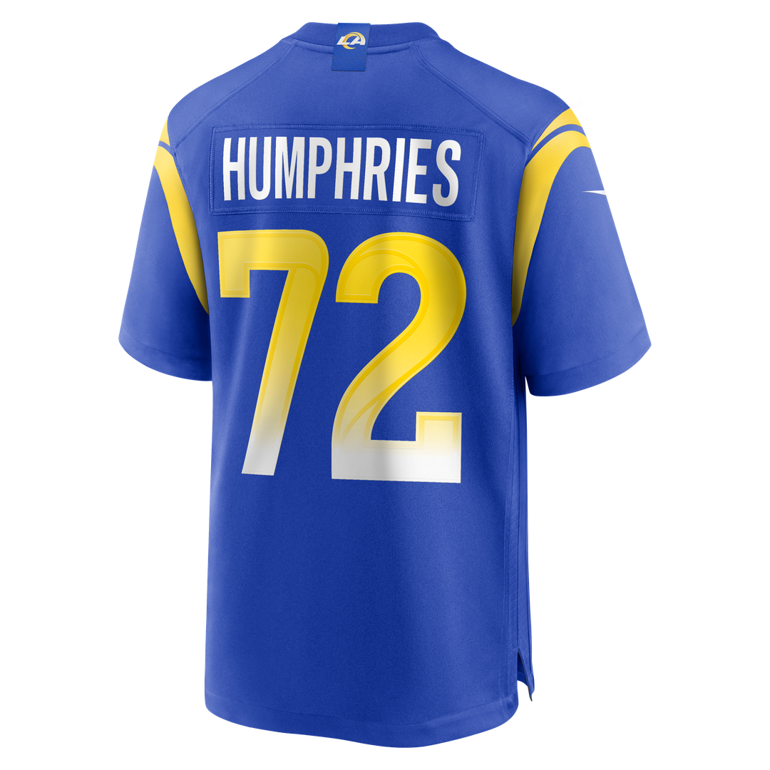 Los Angeles Rams D.J. Humphries Royal Team Game Jersey | NFL Football Jersey