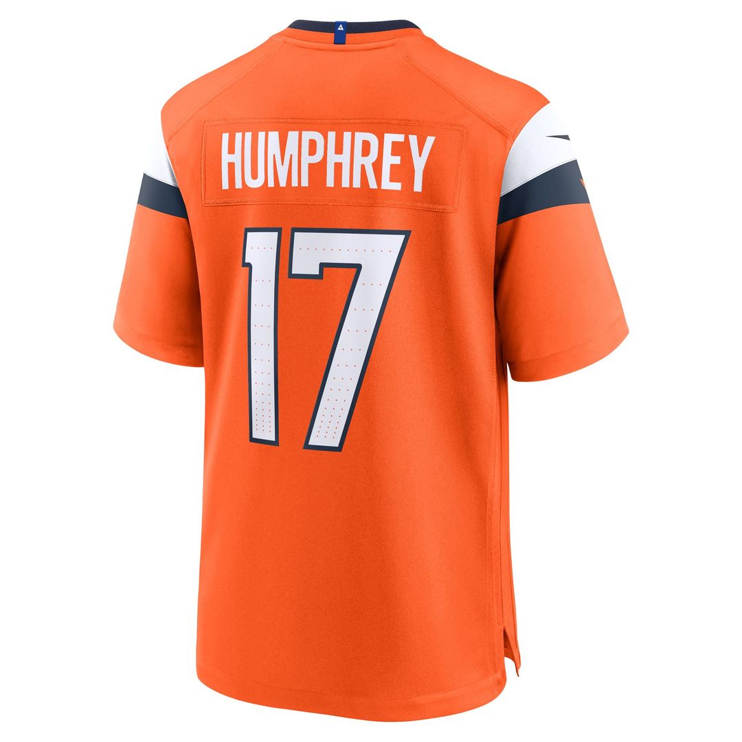 Denver Broncos Lil' Humphrey Orange Team Game Jersey | NFL Football Jersey