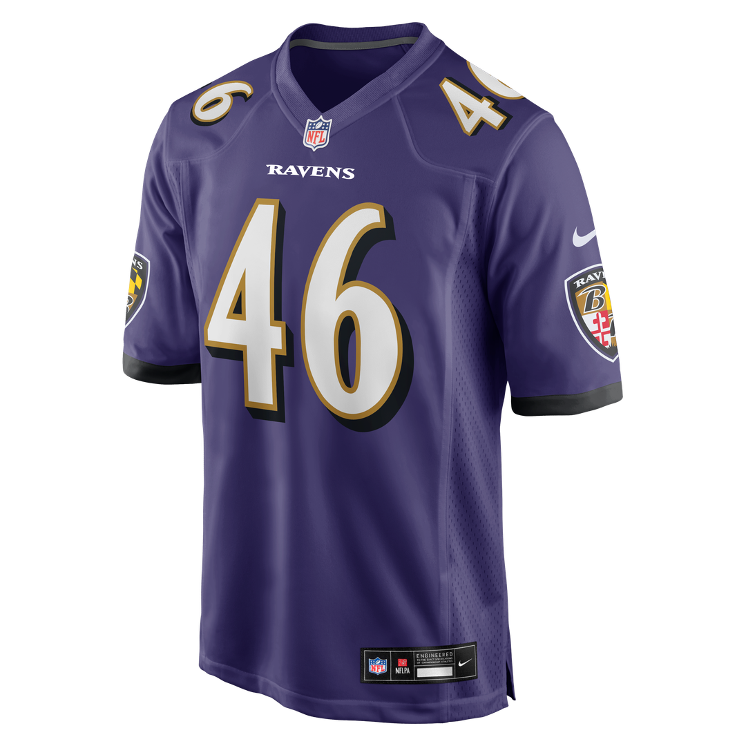 Baltimore Ravens Nick Moore Purple Game Jersey | NFL Football Jersey