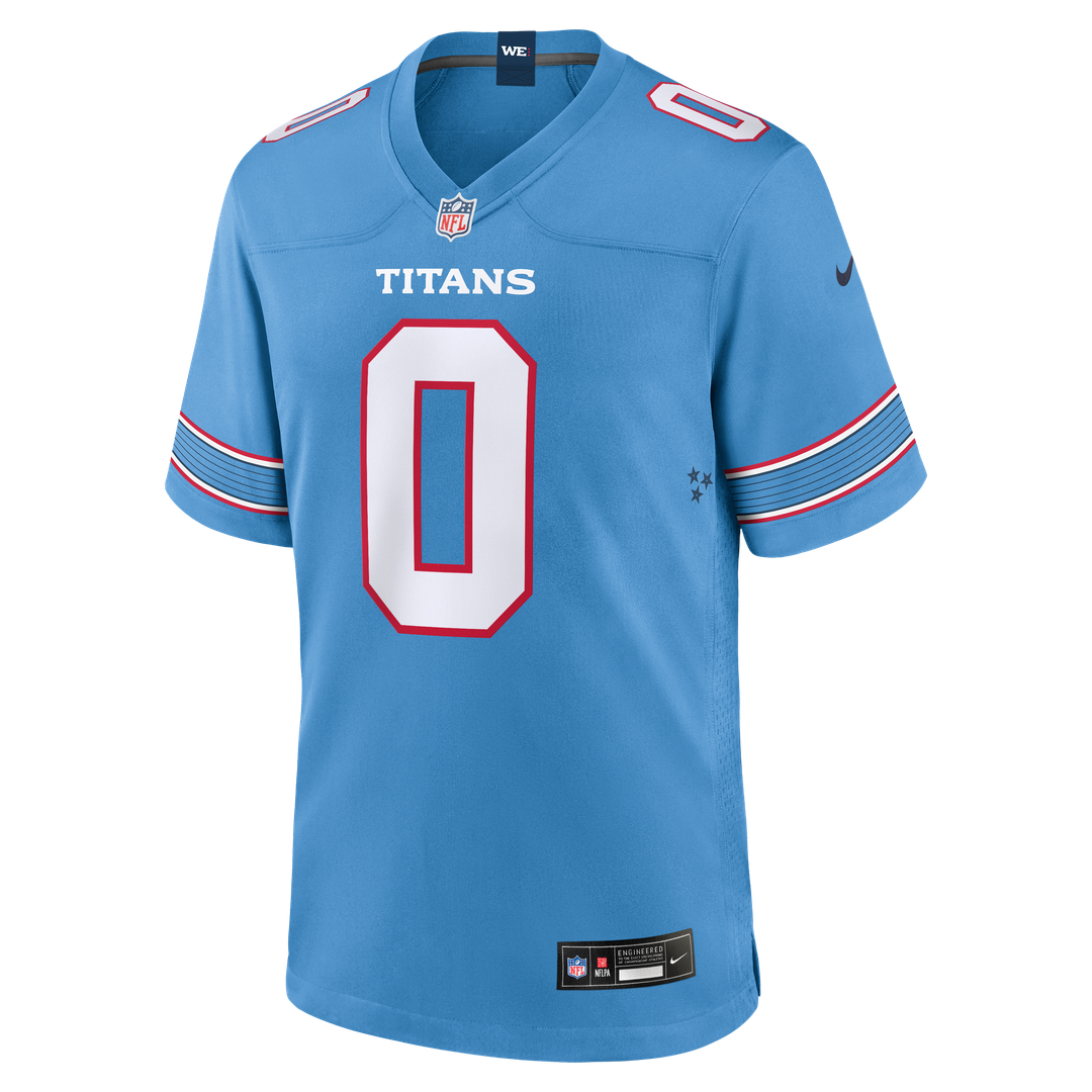 Tennessee Titans Calvin Ridley Light Blue Game Jersey | NFL Football Jersey