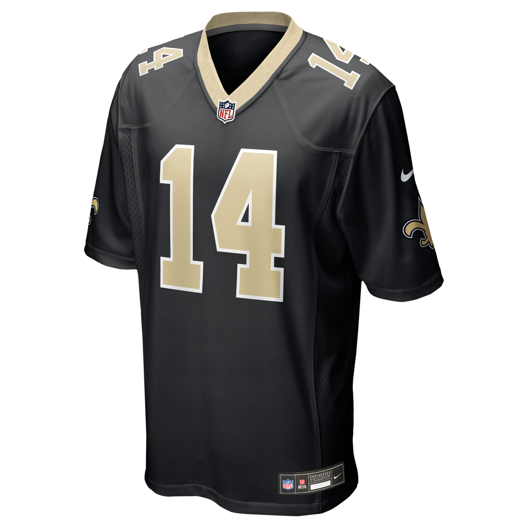 New Orleans Saints Devaughn Vele Black Team Game Jersey | NFL Football Jersey