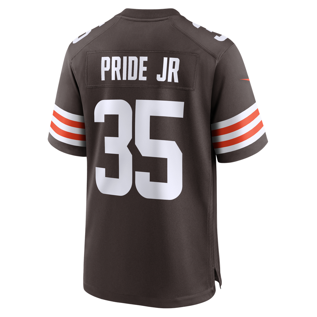 Cleveland Browns Toriano Pride Jr. Brown Team Game Jersey | NFL Football Jersey