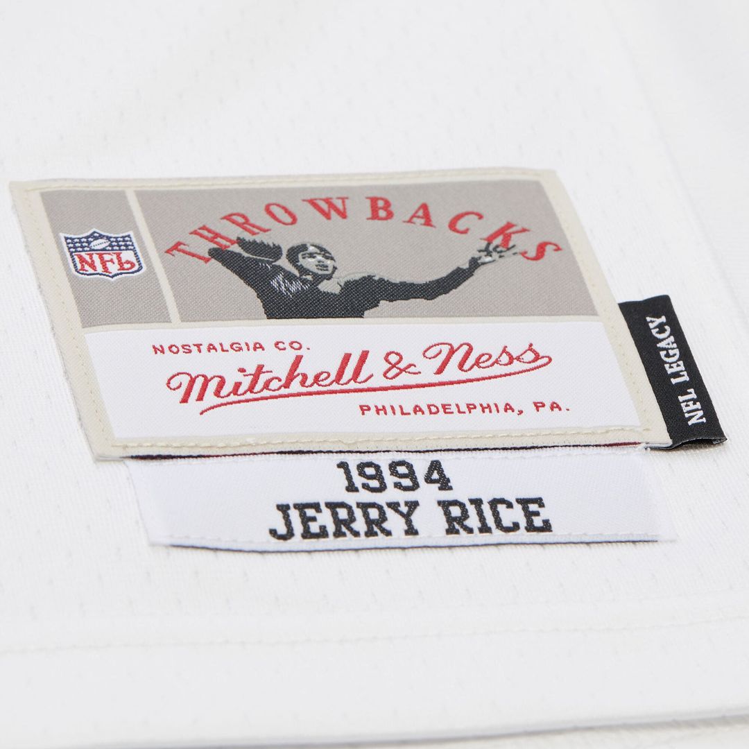 San Francisco 49ers Jerry Rice White 1994 Legacy Replica Jersey | NFL Football Jersey