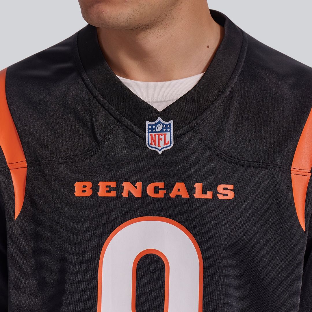 Cincinnati Bengals Joe Burrow Black Player Game Jersey | NFL Football Jersey