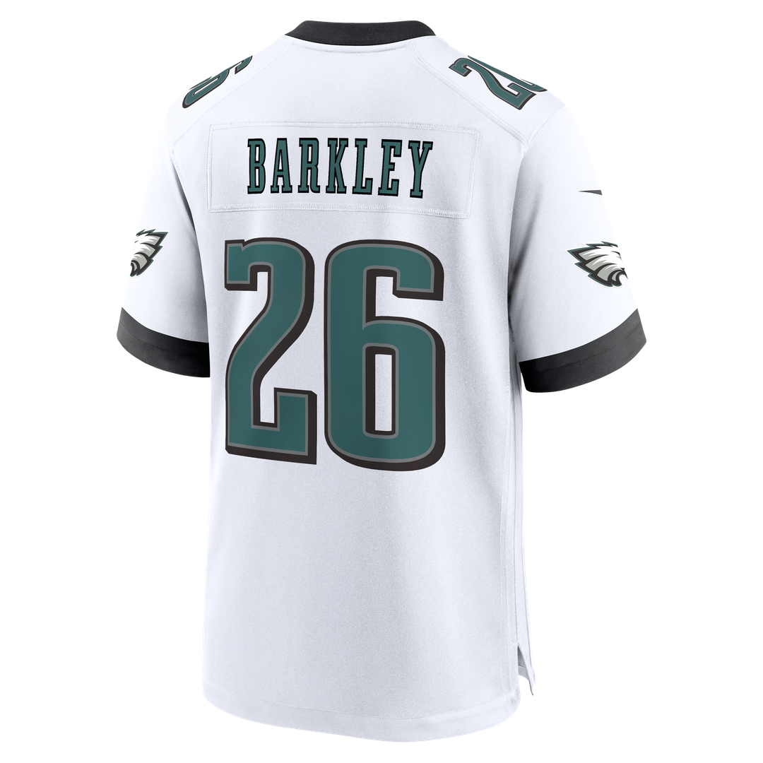 Philadelphia Eagles Saquon Barkley White Game Jersey | NFL Football Jersey
