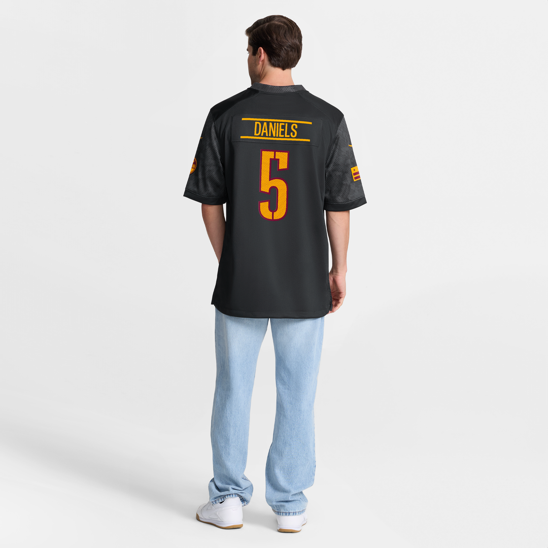 Washington Commanders Jayden Daniels White Player Game Jersey | NFL Football Jersey