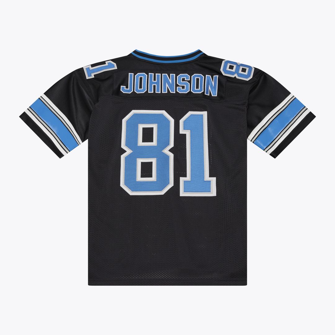 Detroit Lions Calvin Johnson Black 2007 Authentic Throwback Jersey | NFL Football Jersey