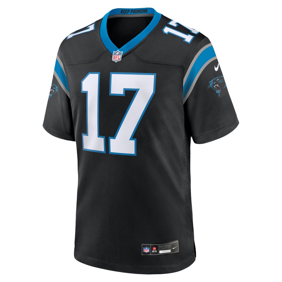 Carolina Panthers Xavier Legette Black Team Game Player Jersey | NFL Football Jersey