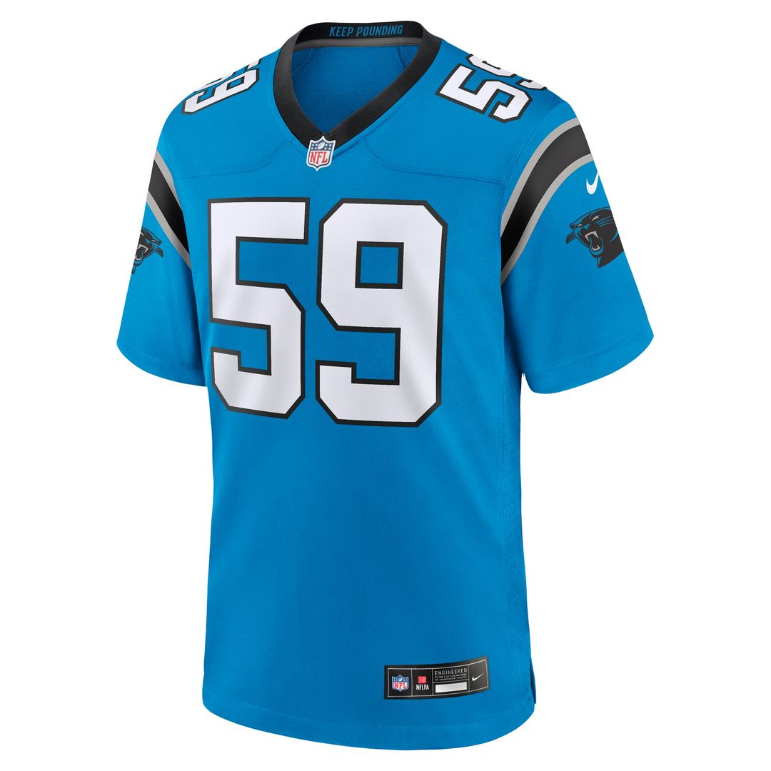 Carolina Panthers Luke Kuechly Black Team Game Jersey | NFL Football Jersey