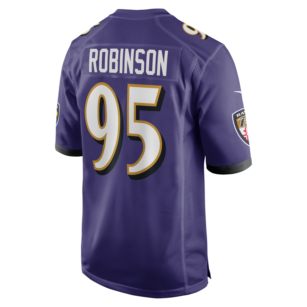 Baltimore Ravens Tavius Robinson Purple Team Game Jersey | NFL Football Jersey