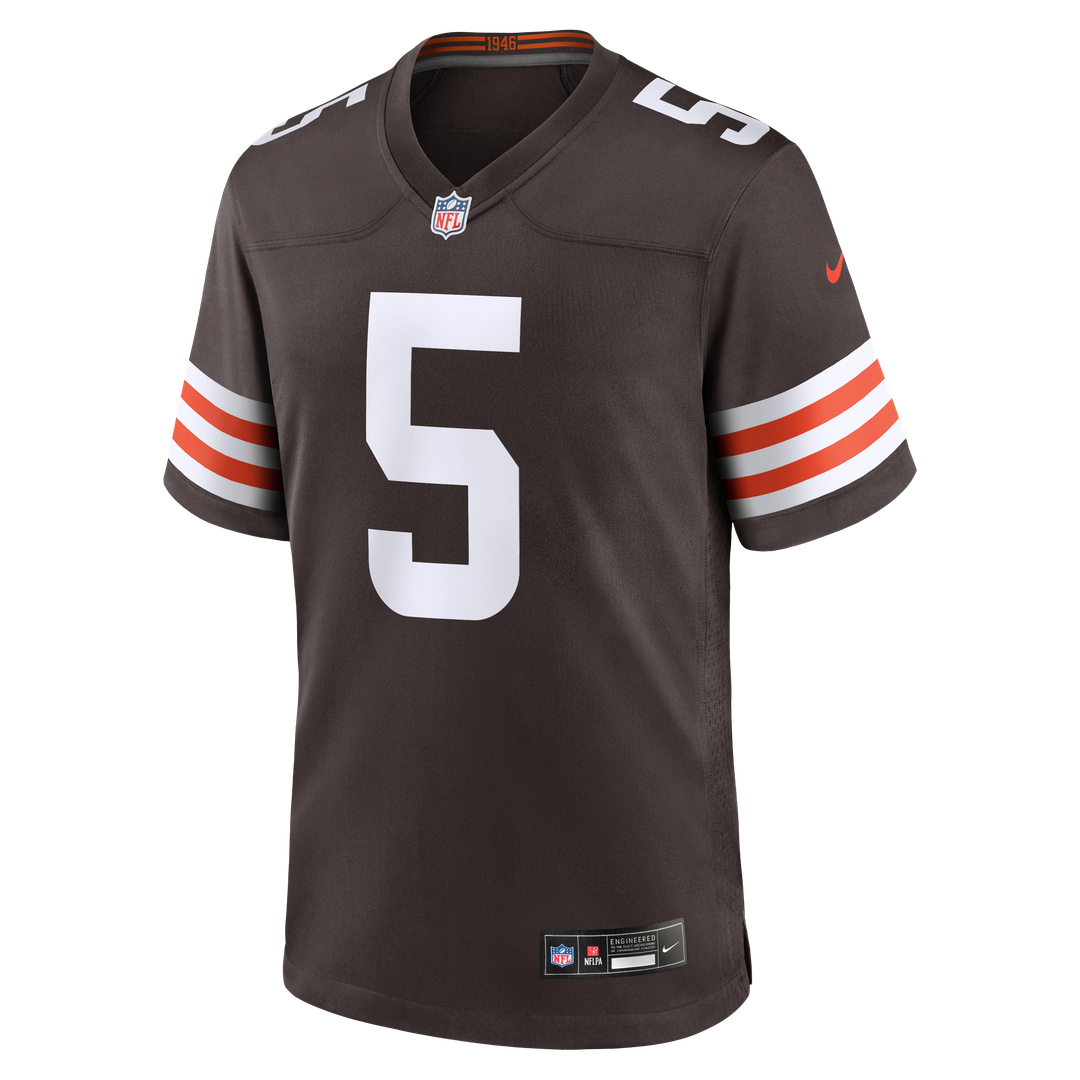 Cleveland Browns Rayshawn Jenkins Brown Team Game Jersey | NFL Football Jersey
