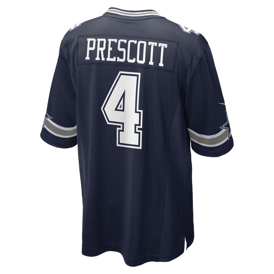 Dallas Cowboys Dak Prescott Navy Game Team Jersey | NFL Football Jersey
