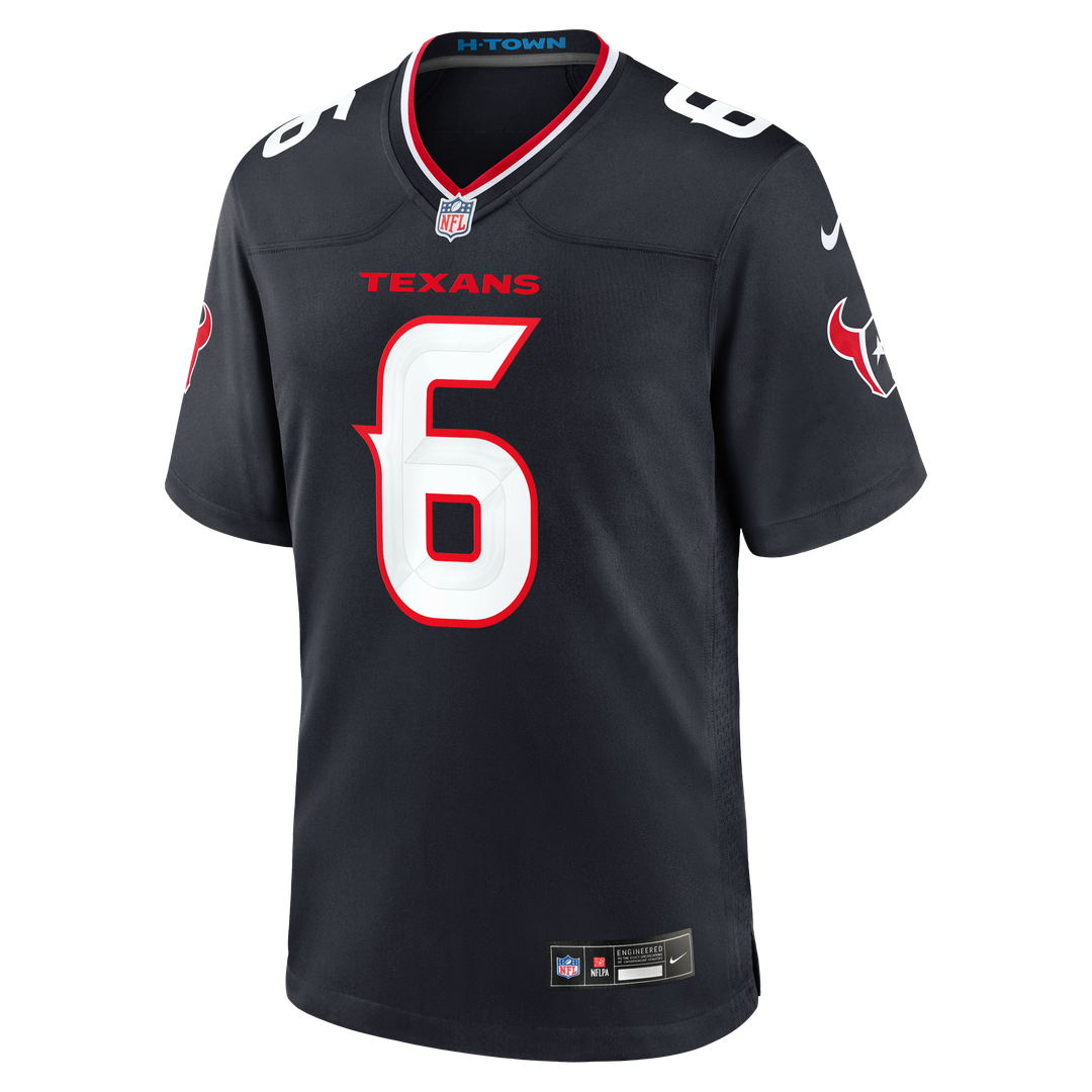 Houston Texans Reed Blankenship Navy Team Game Jersey | NFL Football Jersey