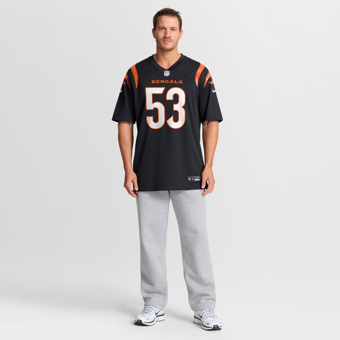 Cincinnati Bengals Boye Mafe Black Team Game Jersey | NFL Football Jersey