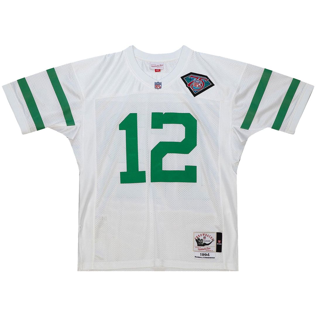 Philadelphia Eagles 1992 Randall Cunningham Green Authentic Throwback Retired Player Jersey | NFL Football Jersey