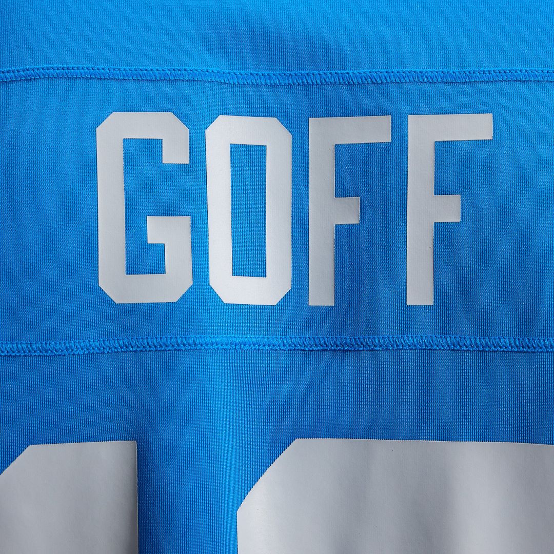 Detroit Lions Jared Goff Blue Alternate Game Jersey | NFL Football Jersey