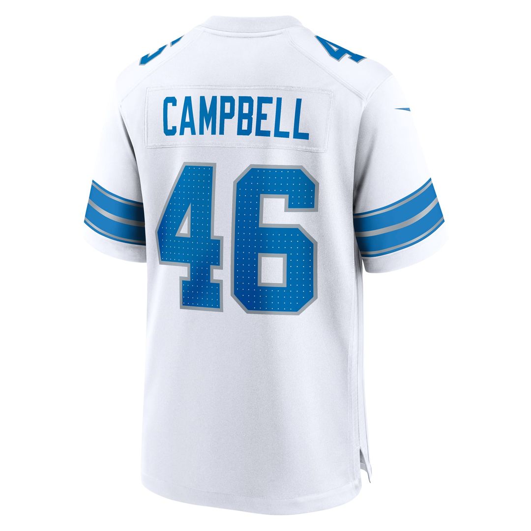 Detroit Lions Jack Campbell Black 2nd Alternate Game Jersey | NFL Football Jersey