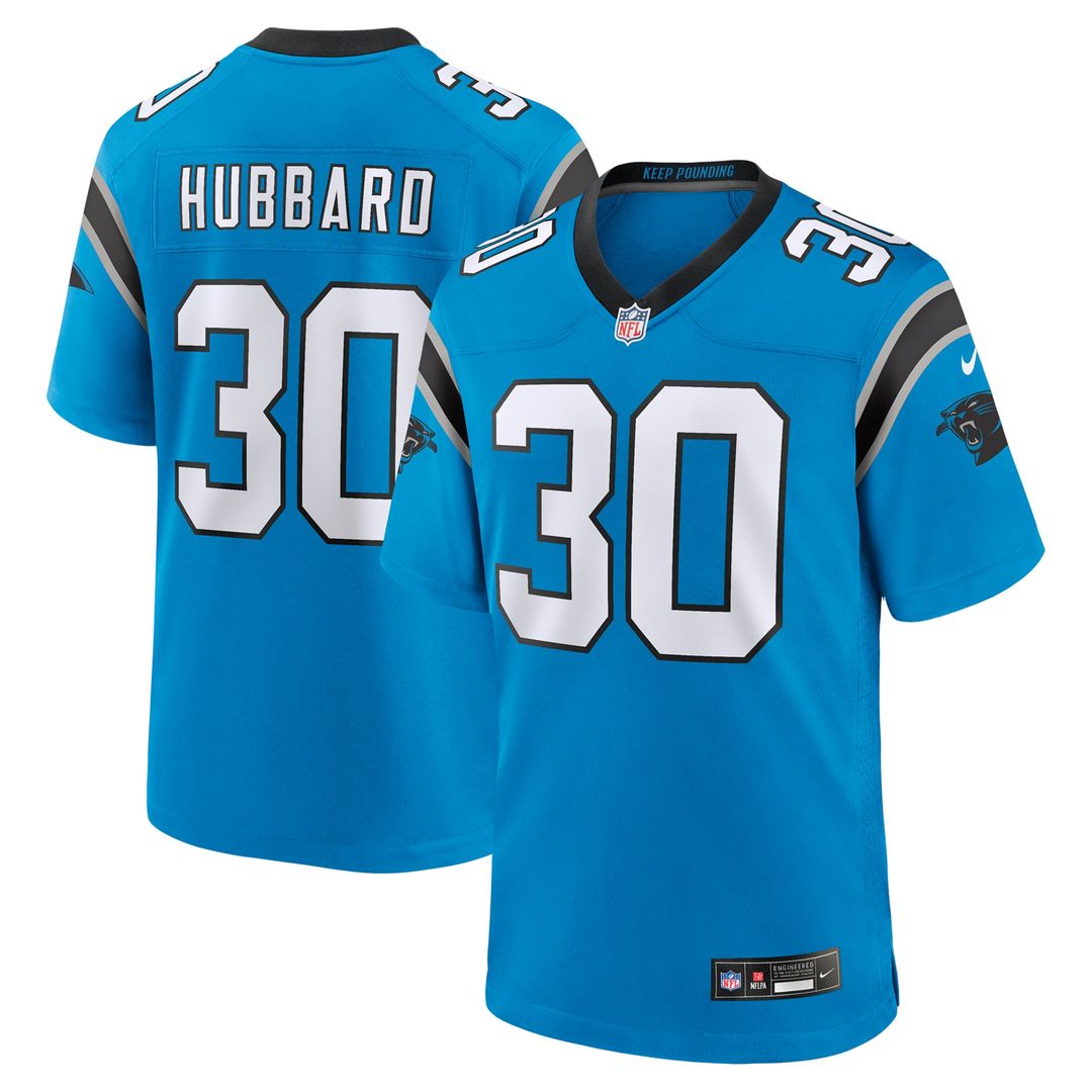 Carolina Panthers Chuba Hubbard Blue Alternate Game Jersey | NFL Football Jersey