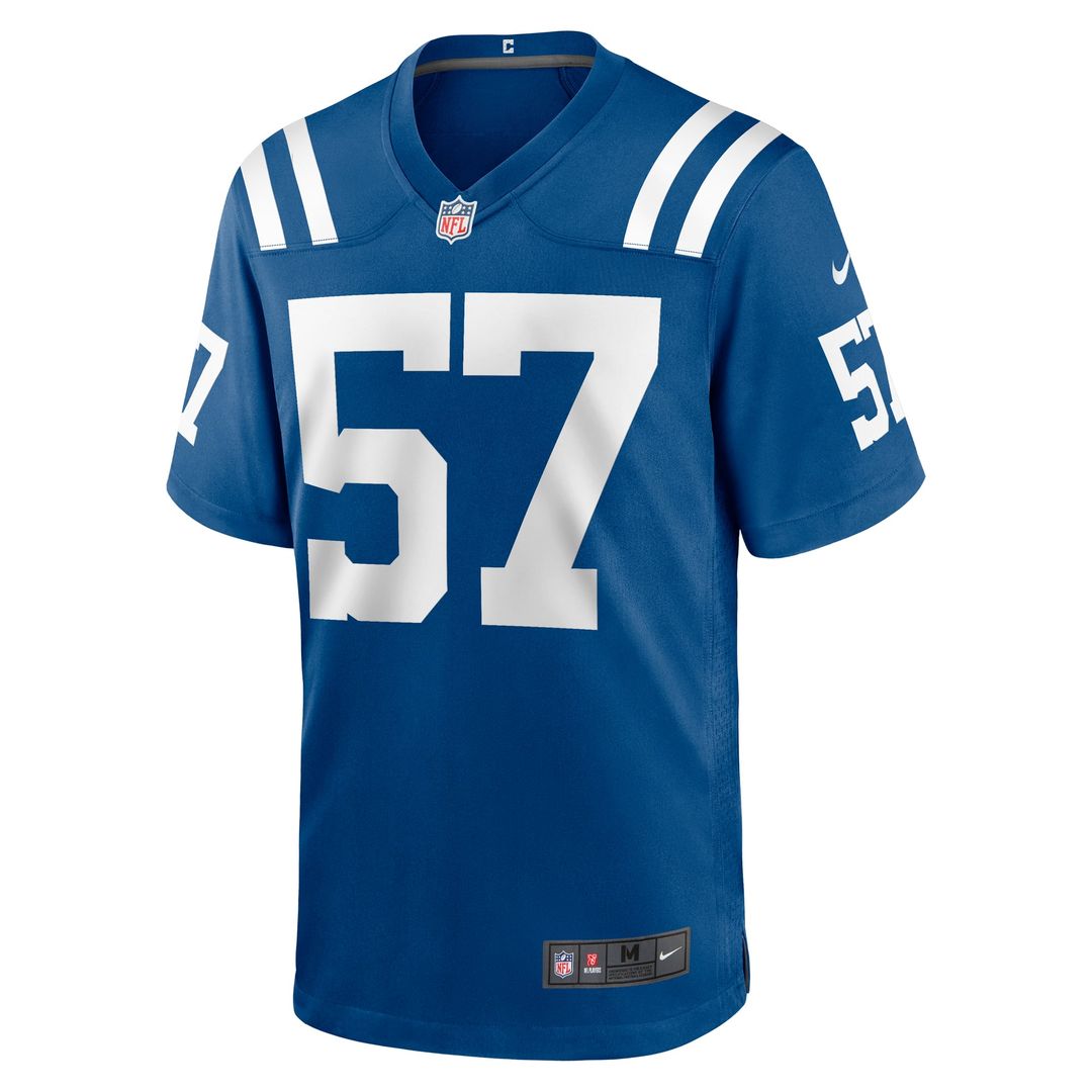 Indianapolis Colts Jaylon Carlies Royal Game Jersey | NFL Football Jersey