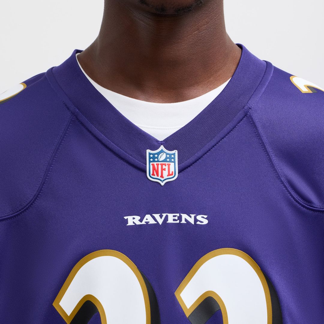 Baltimore Ravens Derrick Henry Purple Game Player Jersey | NFL Football Jersey