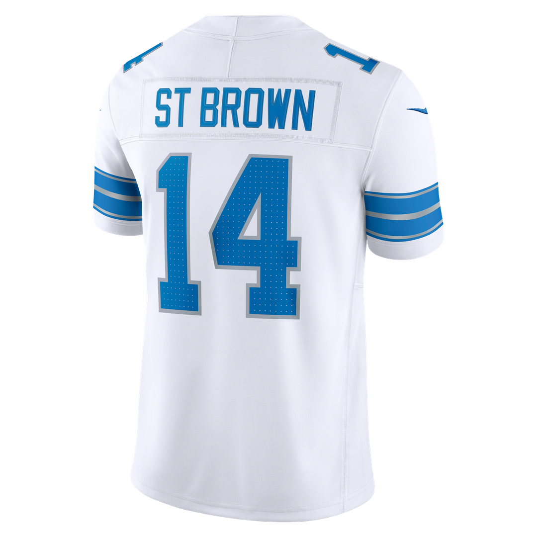 Detroit Lions Amon-Ra St. Brown Black Alternate Vapor F.U.S.E. Stitched Limited Jersey | NFL Football Jersey