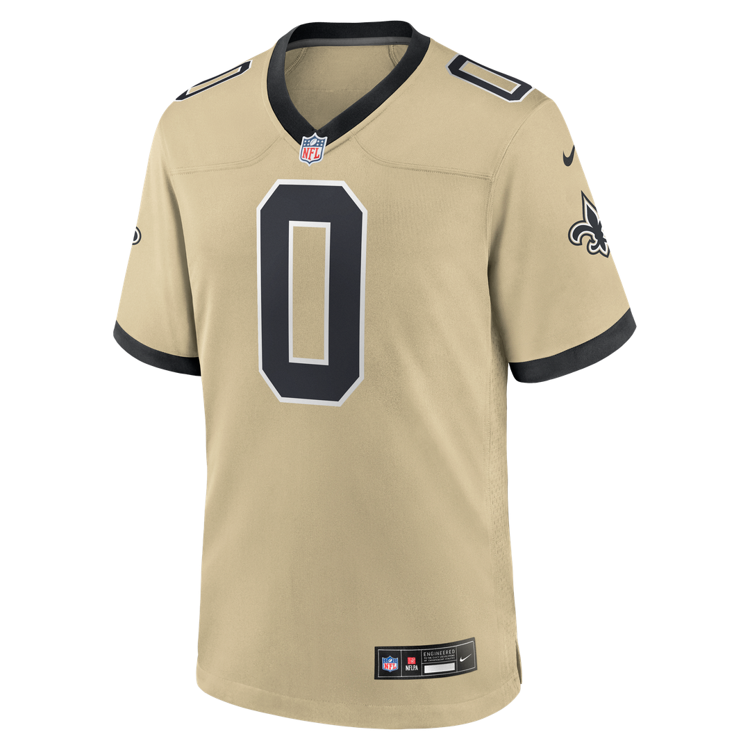New Orleans Saints Jordyn Tyson Black Team Game Jersey | NFL Football Jersey