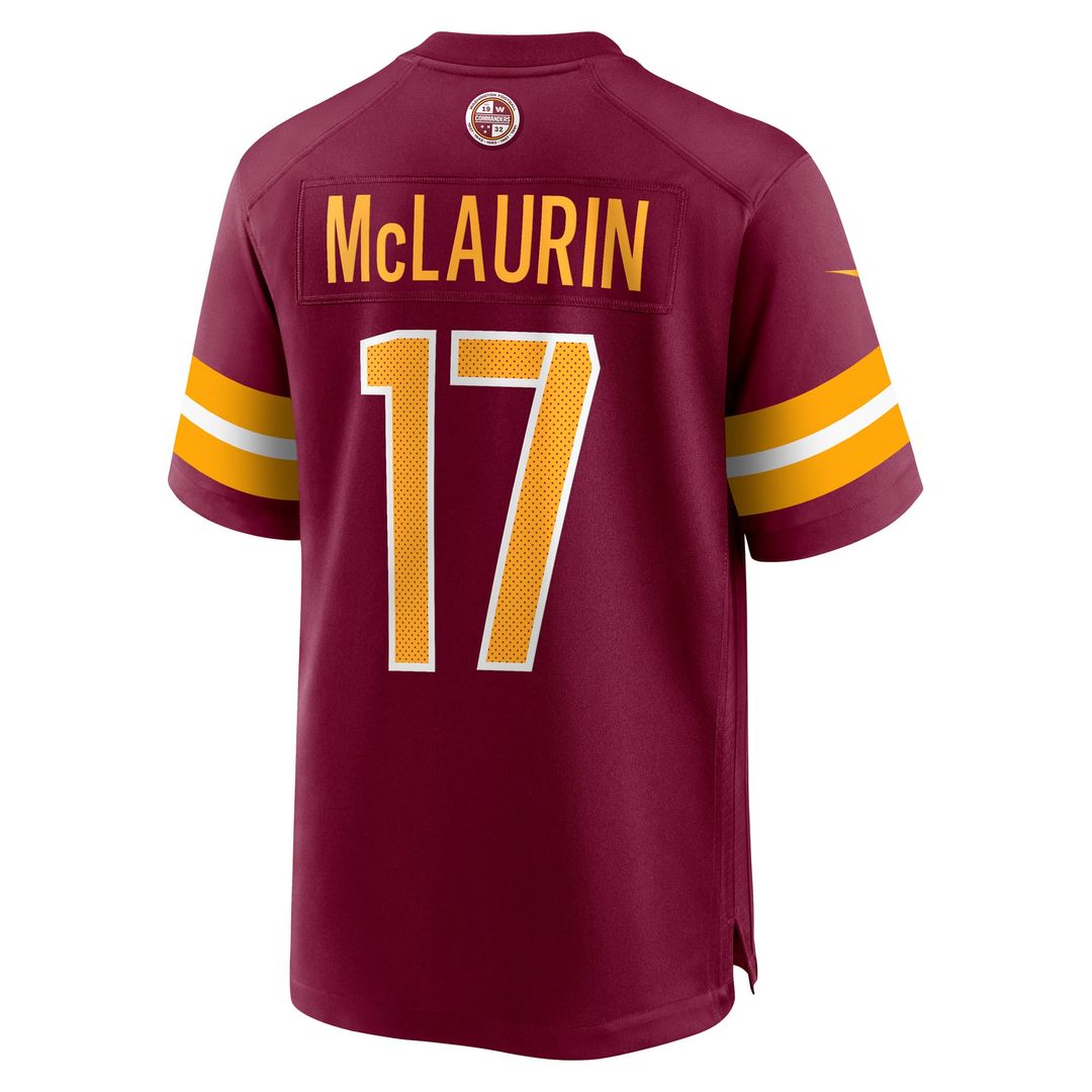 Washington Commanders Terry McLaurin White Game Jersey | NFL Football Jersey