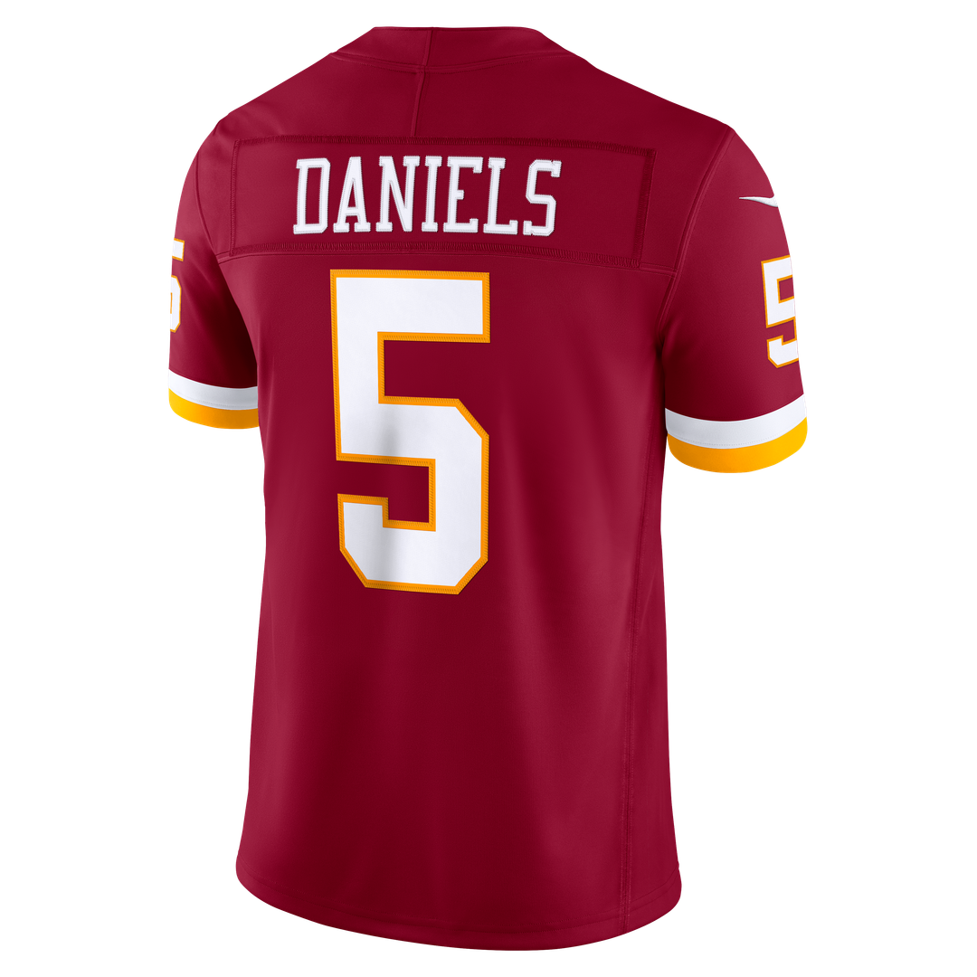 Washington Commanders Jayden Daniels Burgundy Team Vapor F.U.S.E. Stitched Limited Jersey | NFL Football Jersey