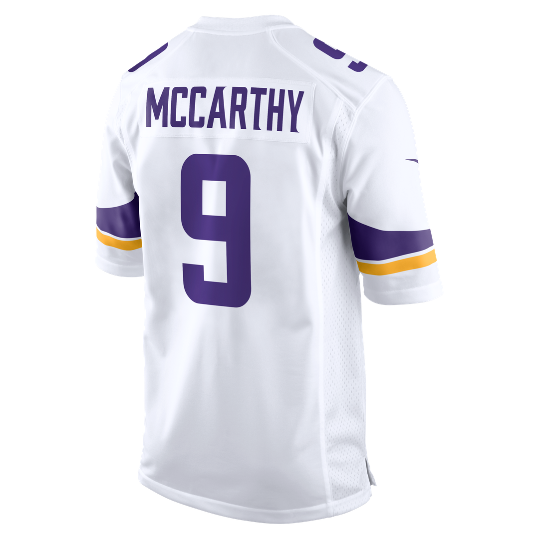 Minnesota Vikings J.J. McCarthy White Game Jersey | NFL Football Jersey