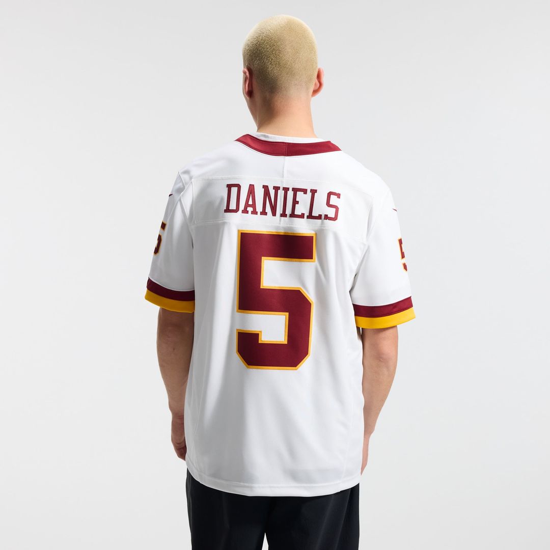 Washington Commanders Jayden Daniels Burgundy Team Vapor F.U.S.E. Stitched Limited Jersey | NFL Football Jersey